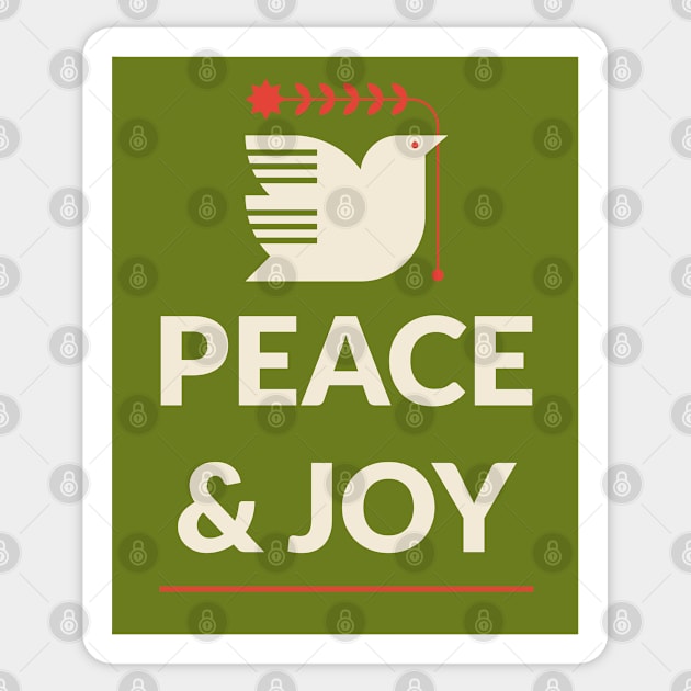 Peace and joy Sticker by LetsOverThinkIt